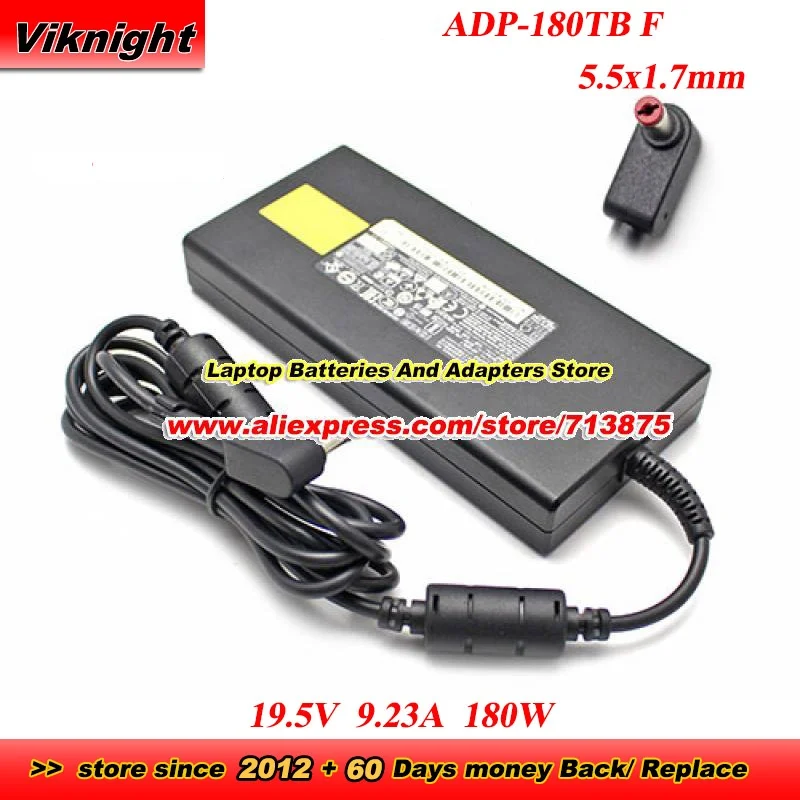 ADP-180TB F 19.5V 9.23A 180W 5.5x1.7mm AC Adapter H2FW071043K for NITRO 5 AN515-55 AN517-41 AN515-57 AN715-51 N20C1 Laptop