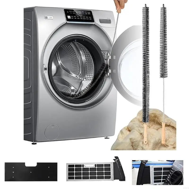 R9CD 6PCS LINT Filters Appliance Appliance Part Sponge Methure for Washer Dryer التي توفر تعزيز الترشيح التثبيت السهل