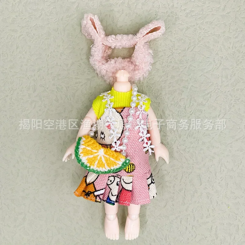 Clothes For 16-17 cm 1/8 bjd doll dress up skirt cute clothes uniform Dolls Toys Accessories