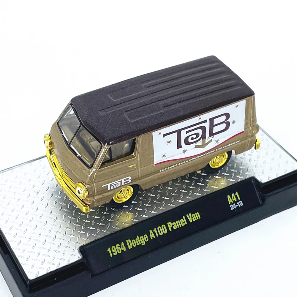 Diecast M2 1:64 Schaal Dodge A100 Panel Van Imitatie Legering 2024 Auto Model Collectible Toy Gift Souvenir Display Ornament