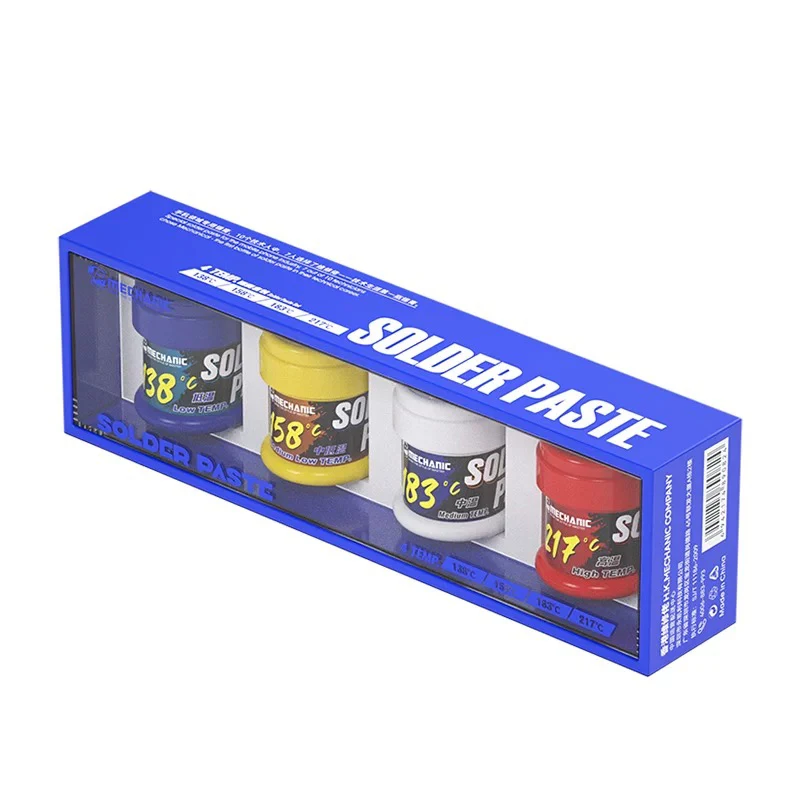 Lead solder paste lead-free solder paste melting point 183 low high temperature medium temperature solder paste