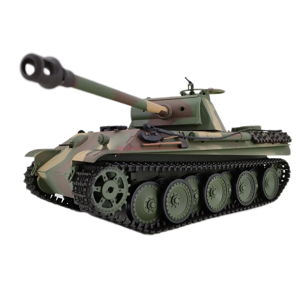 Henglong-tanque de batalla principal con control remoto, modelo militar de simulación de combate infrarrojo, regalo de juguete, 1/16, 3879