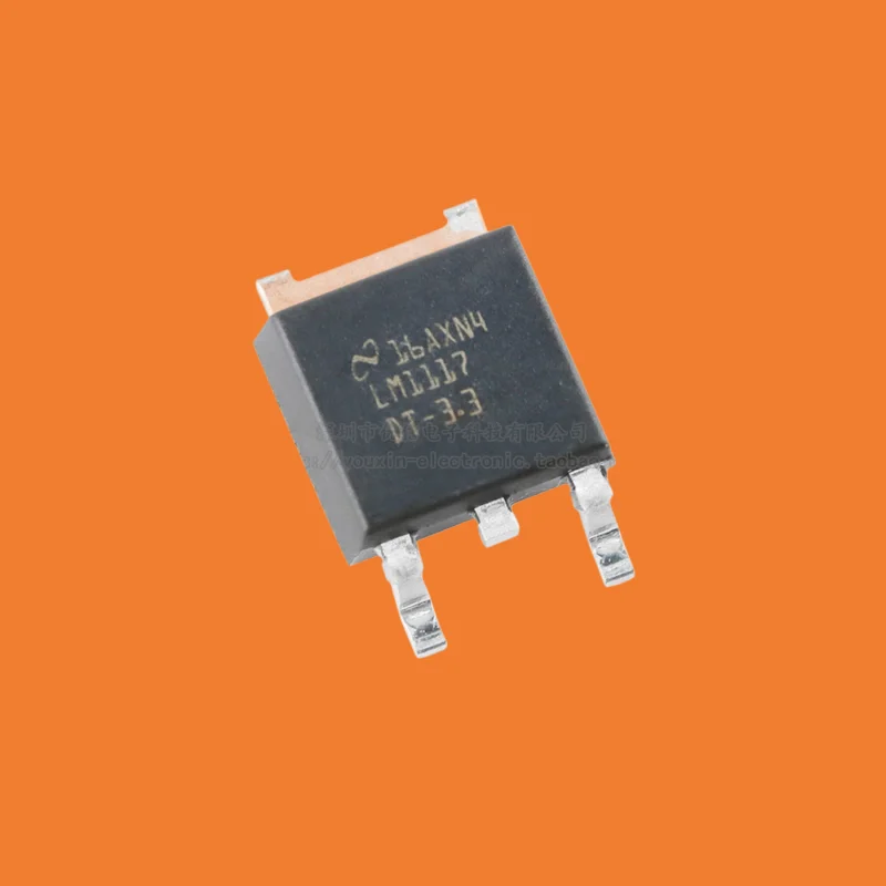 10PCS/Original Genuine LM1117DTX-3.3/NOPB TO-252-3 3.3V 0.8A Linear Regulator Chip