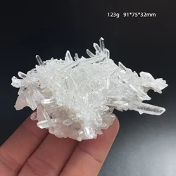 Natural Stone White Crystal Mineral Specimen Clear Quartz Cluster Raw Rock Decoration Rough Polished Healing