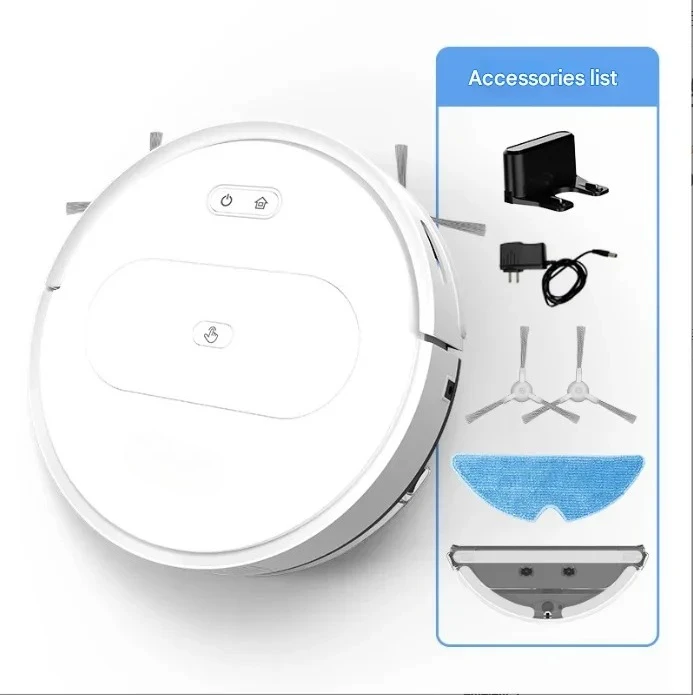 Robot Vacuum Cleaner 1999 Pa Strong Suction Robot Vacuum Cleaner Automatic Voice App Control Sweeping Robot