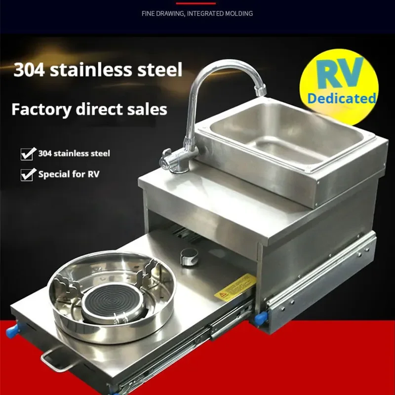 Lavello da Cucina in Acciaio I - Camper Trailer Kitchen Slide recensione e prezzo