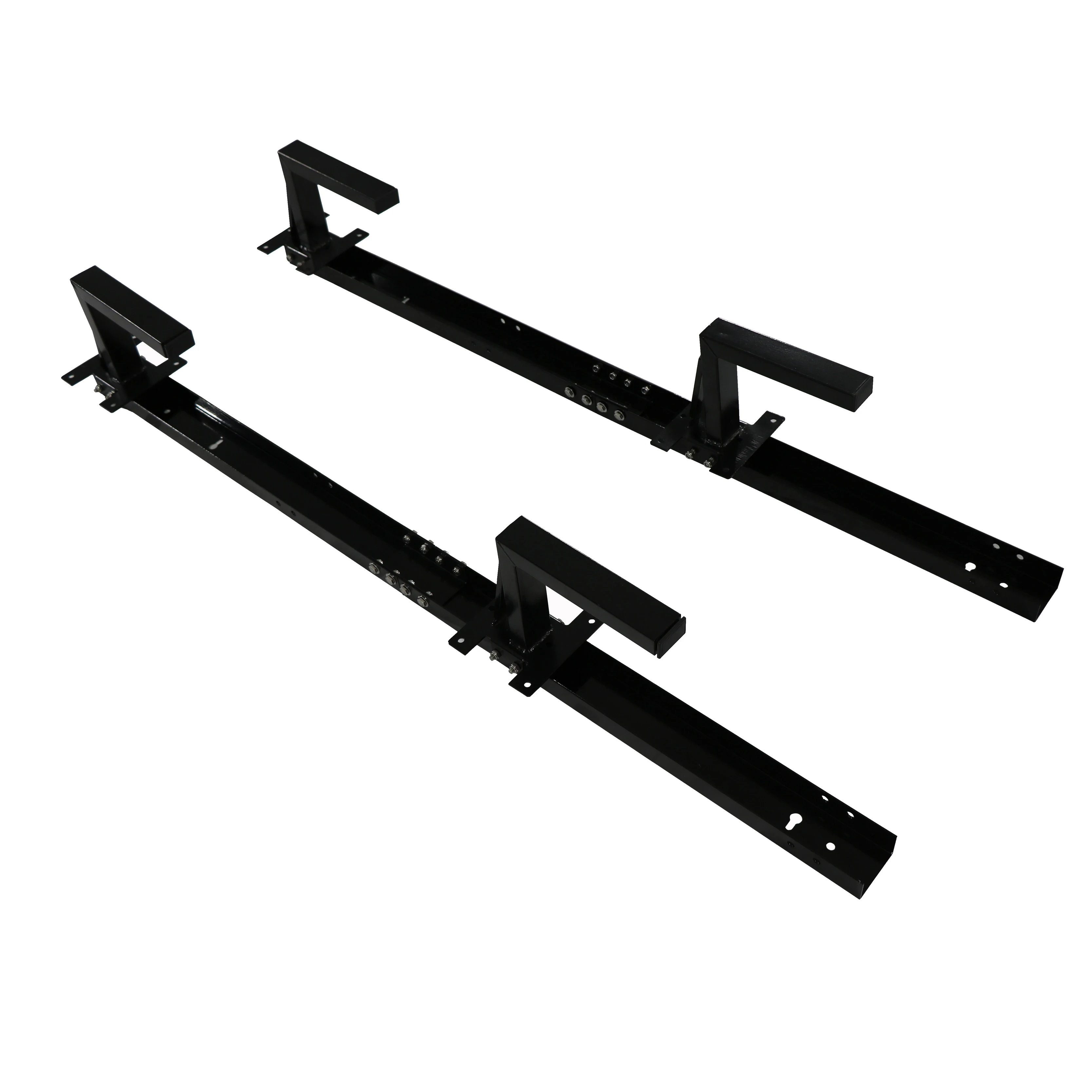 제조업체가 제공하는 블랙 스틸 자동차 루프랙 트레일러 사다리랙 밴용