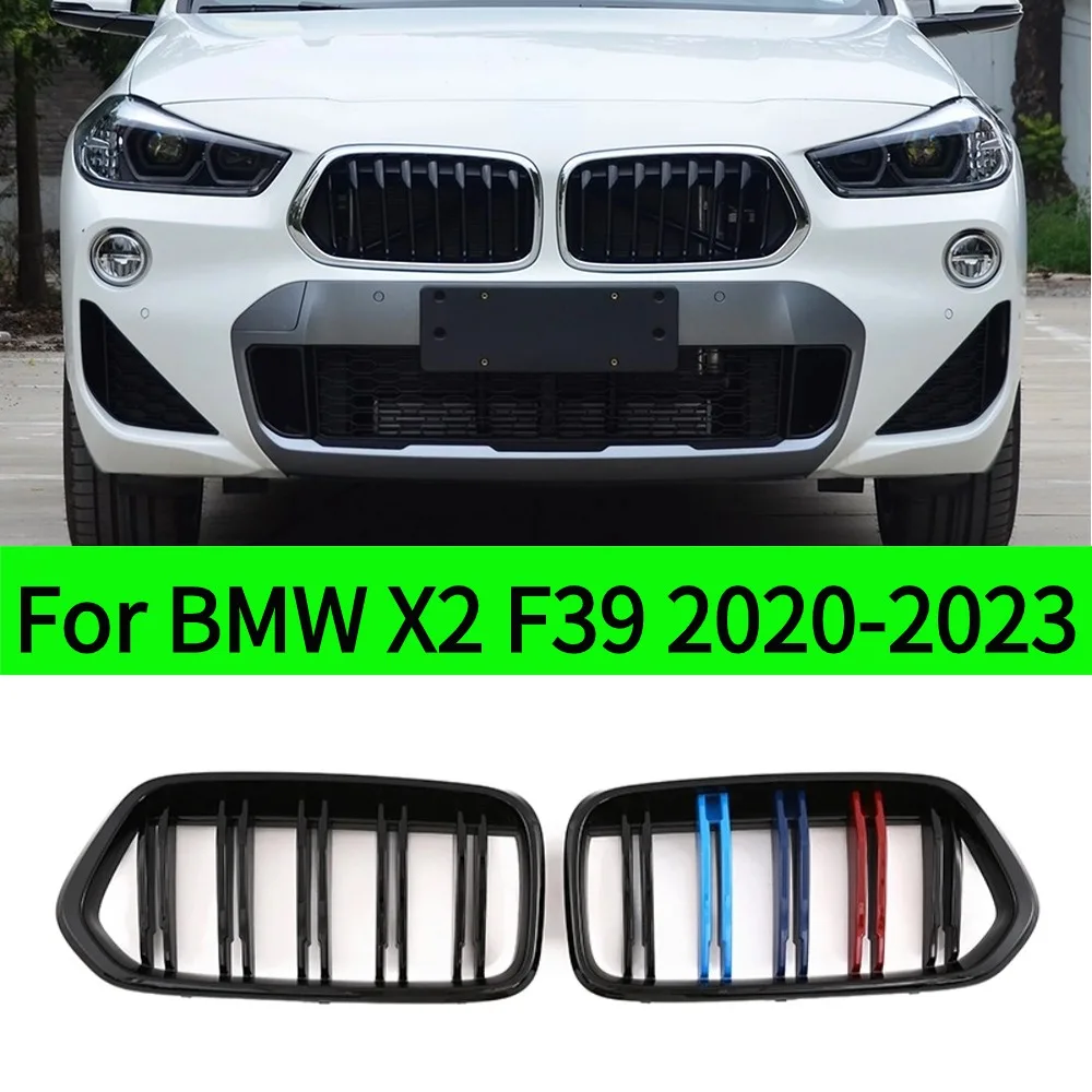 For 18i 18d 20i 20d 25d 25e M35i 2020+BMW X2 F39 Front Inlet Radiator Grille Upgrade Mesh Grid Refit Performance Tuning Accessor