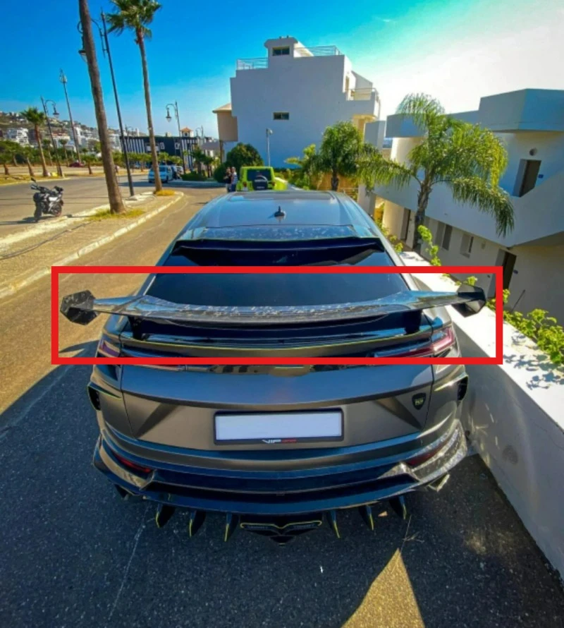 

Aggressive-Stanced FORLamborghini URUS Rear Spoiler Car Exterior Accessories Tail MSY Style Carbon Fiber Rear Spoiler