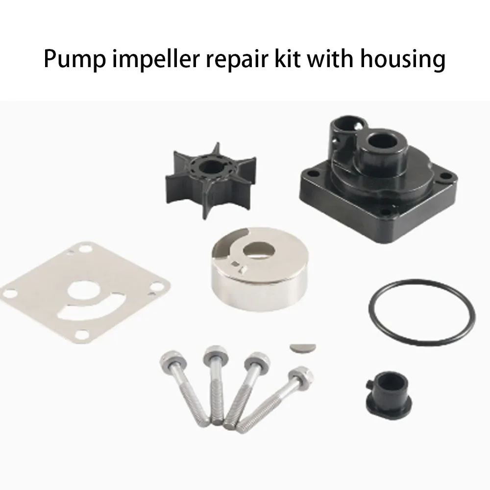 

6L2-W0078-00-00 Pump Impeller Repair Kit with Housing Complete Service Parts Fit for Yam-aha 20HP 25HP Marine Outboard Motor Wat