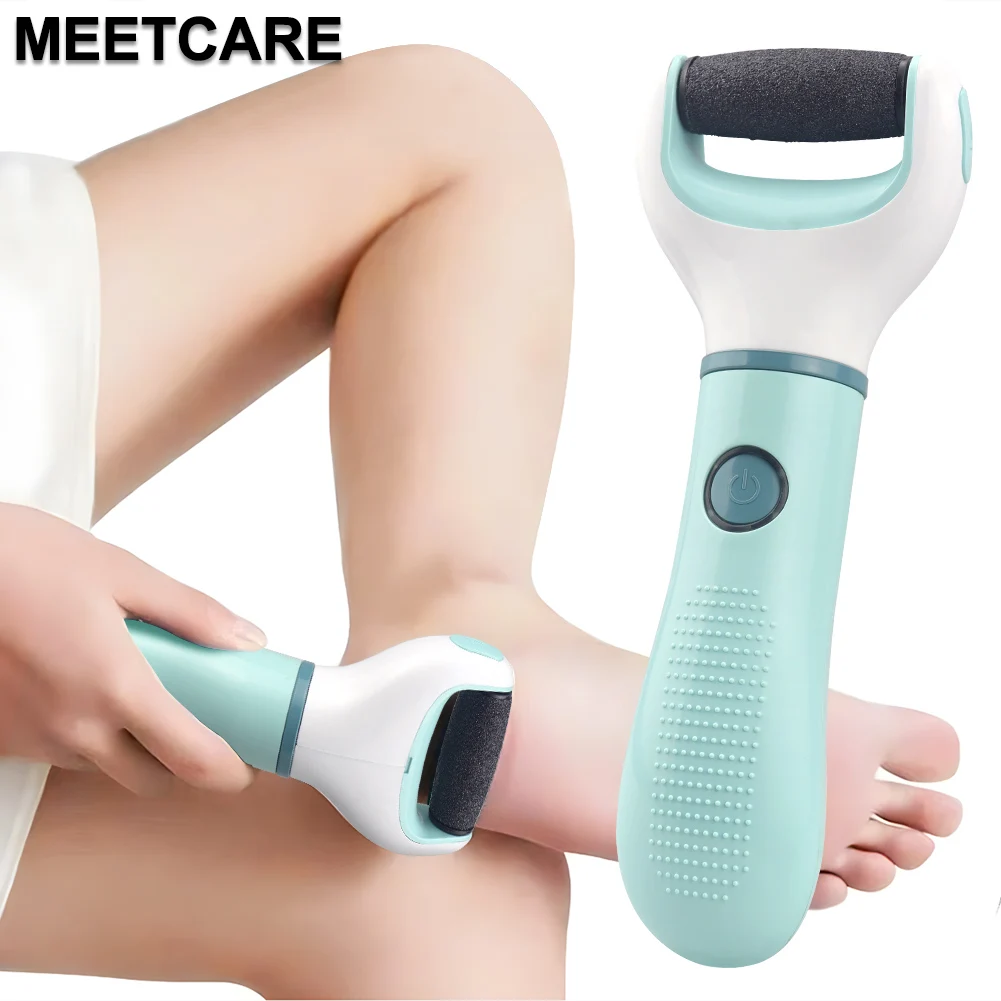 Molinillo de pies inalámbrico, recarga USB, resistente al agua, antallos, grietas de piel muerta, afeitadora de pedicura, elimina grietas secas y muertas