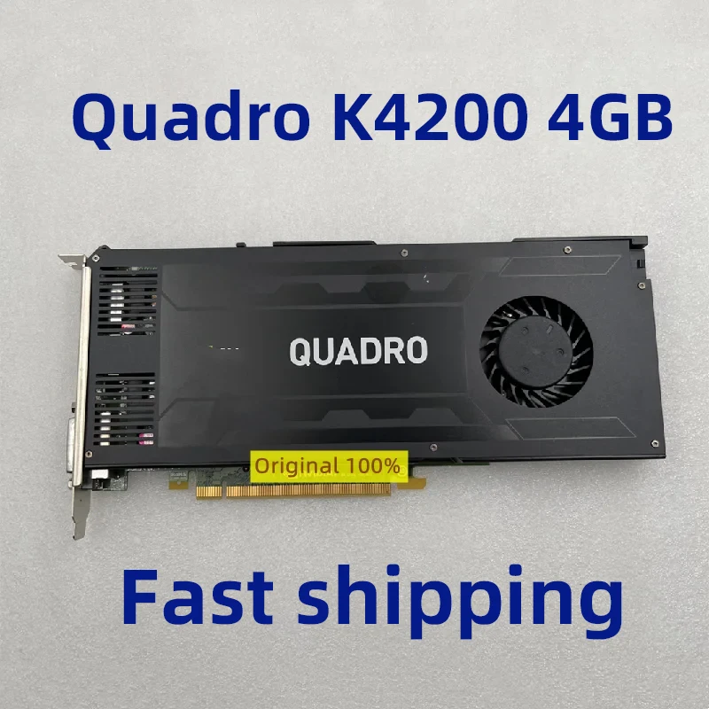 

Original Quadro K4200 4GB Professional Graphics Card For CAD Graphic Design UG Modeling 3D Rendering Video Editing 4K