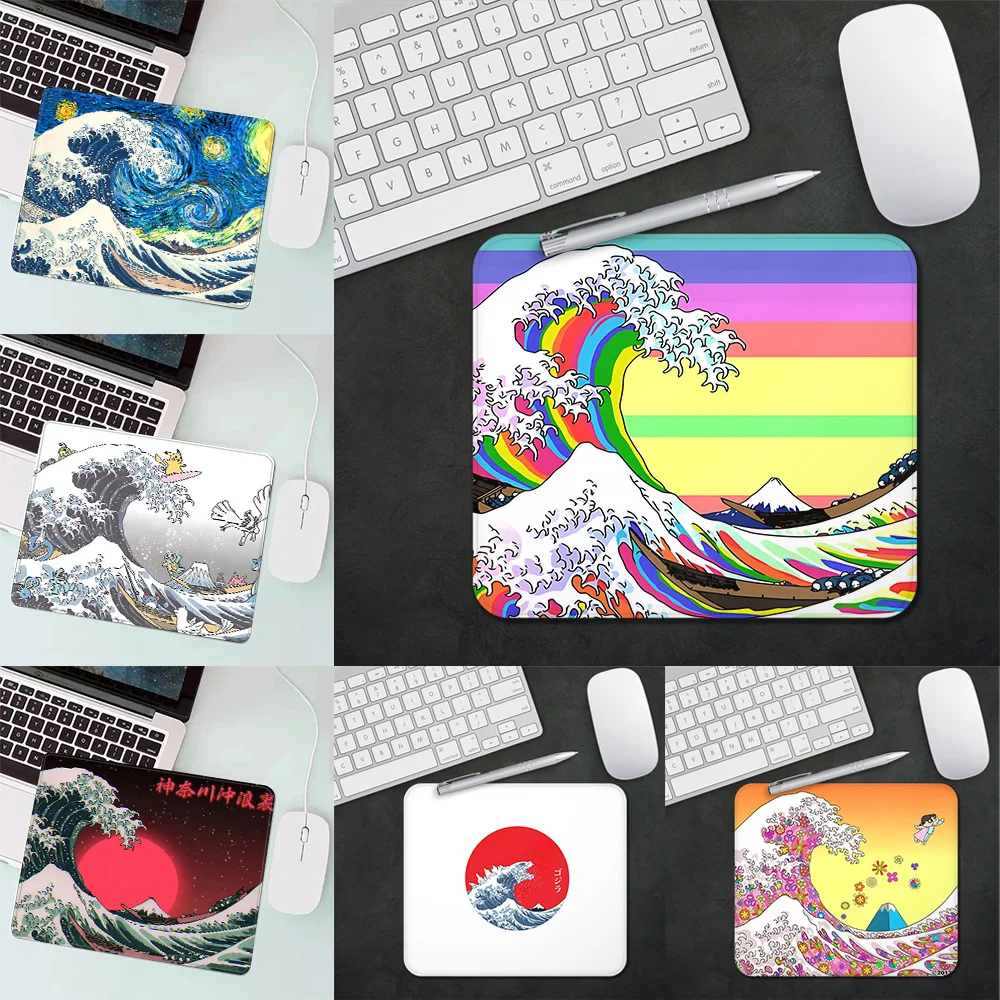 Japan The Great Wave of Kanagawa Gaming Mouse Pad XS Small Mousepad For PC Gamer Desktop Decoration Office Mouse Mat Deskmat Rug