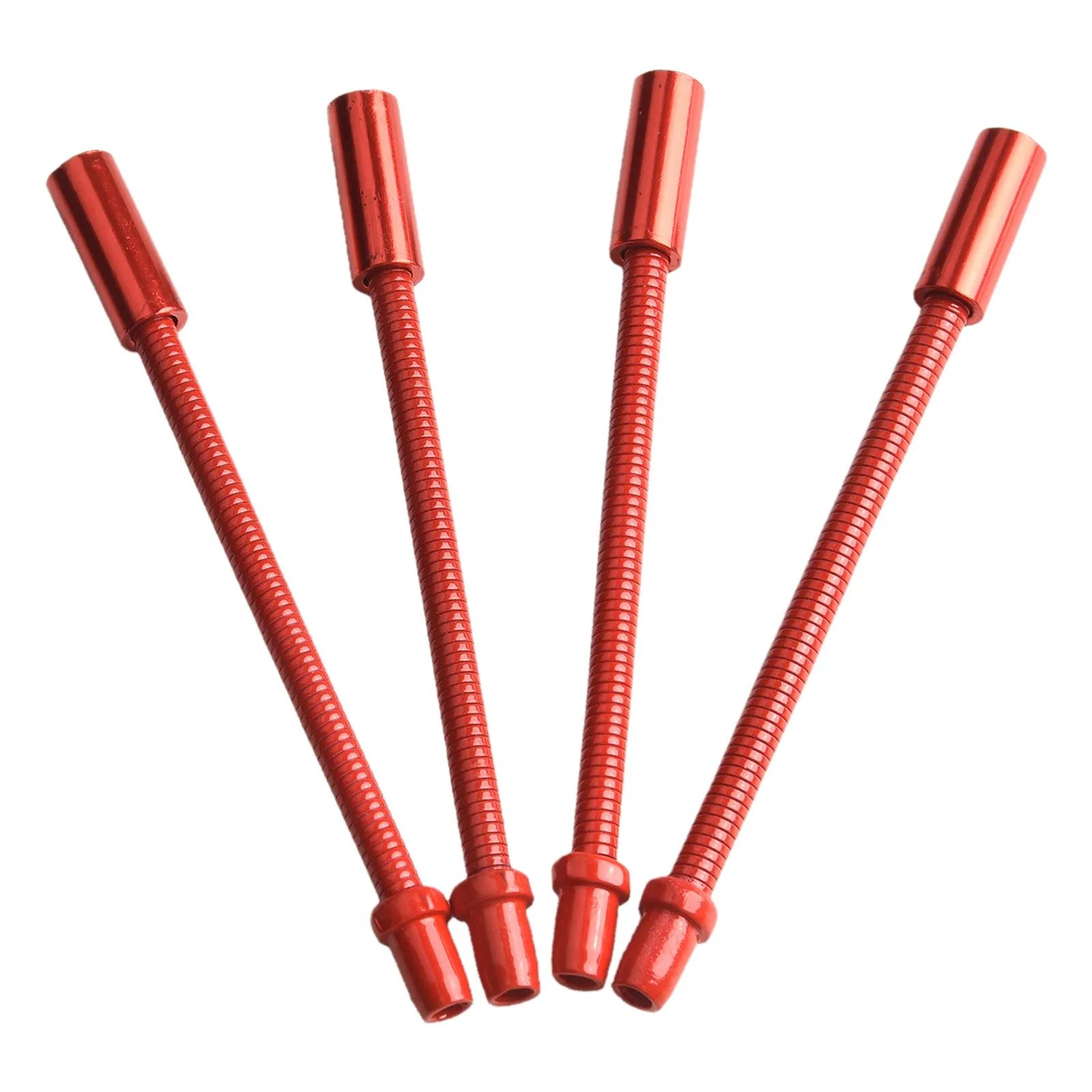 Przewody hamulcowe V-brake, sprężynowe, 4 sztuki, ze stali nierdzewnej, do rowerów MTB, prowadnica kabli hamulcowych, 20 cm