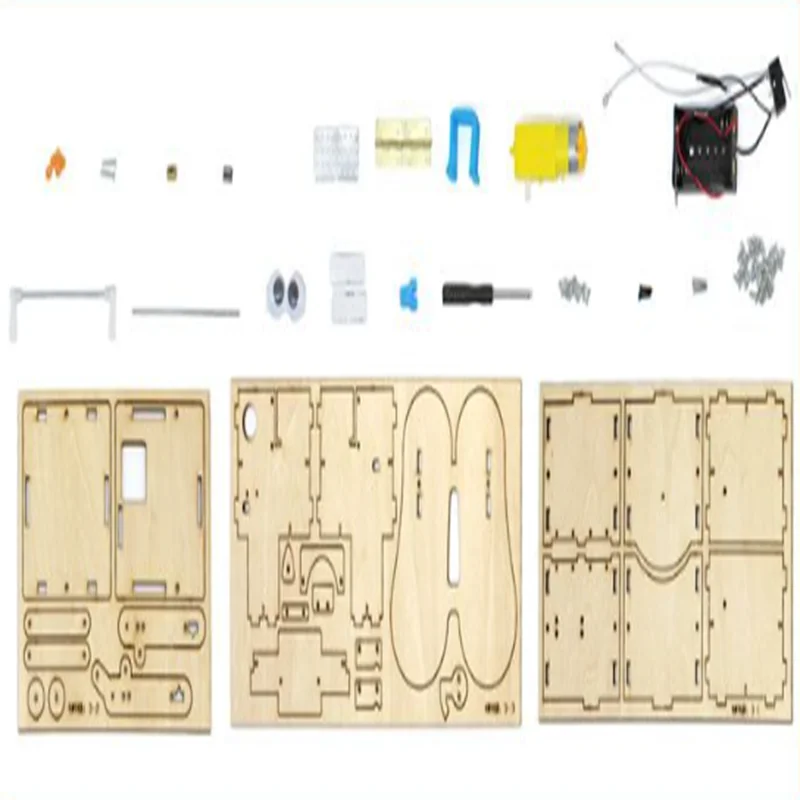 Wooden Assemble DIY Robot Eati - Science Project Robot recension och pris