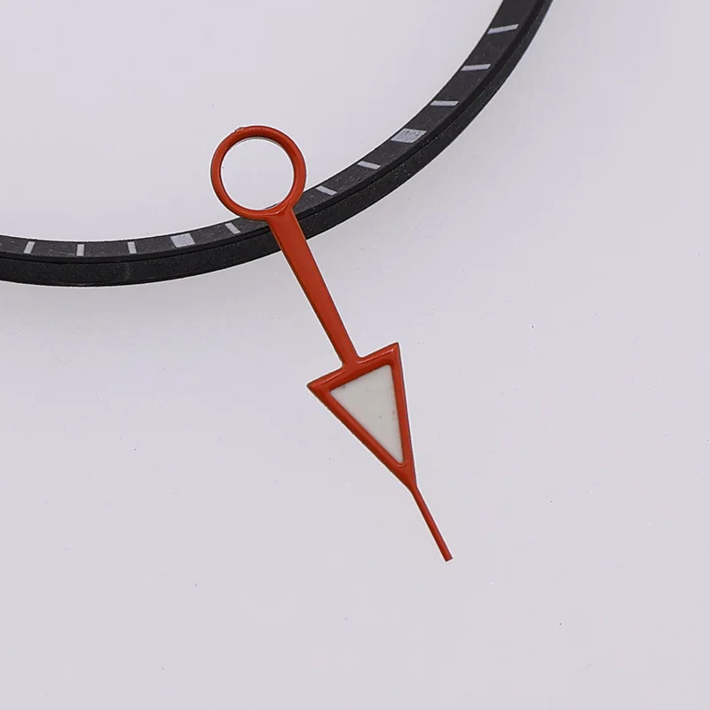 NH34 Explorer 2 스타일 GMT 핸드 포인터 무브먼트 다이빙 시계용 광택 C3 그린 루메 수정 액세서리