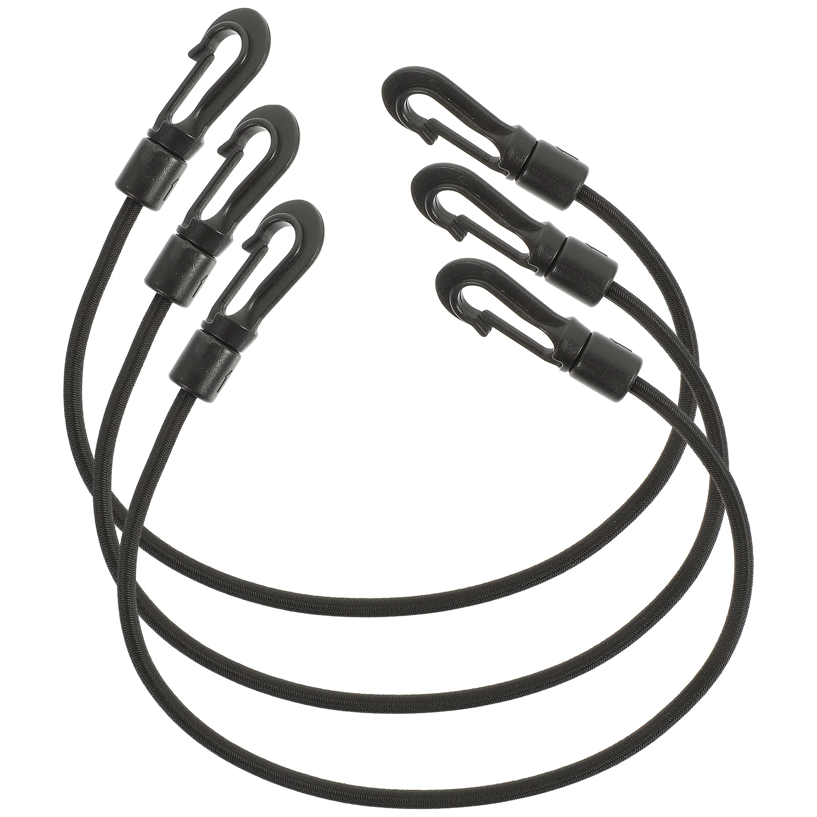 3 Pcs Kayak Elastic String Hook Boat Rope Fixing Buckle for Paddle Rubber Bungee Dock Line Holders