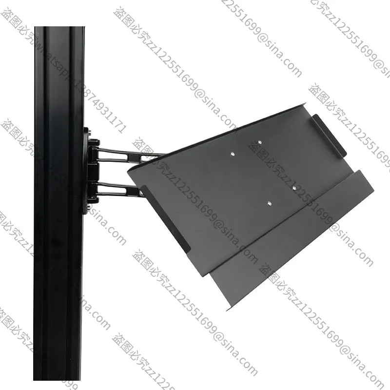 Suitable for Racing Emulator Aluminum Bracket Special Disc Wireless Mouse Rotating Keyboard Support Wall-mounted Telescopic