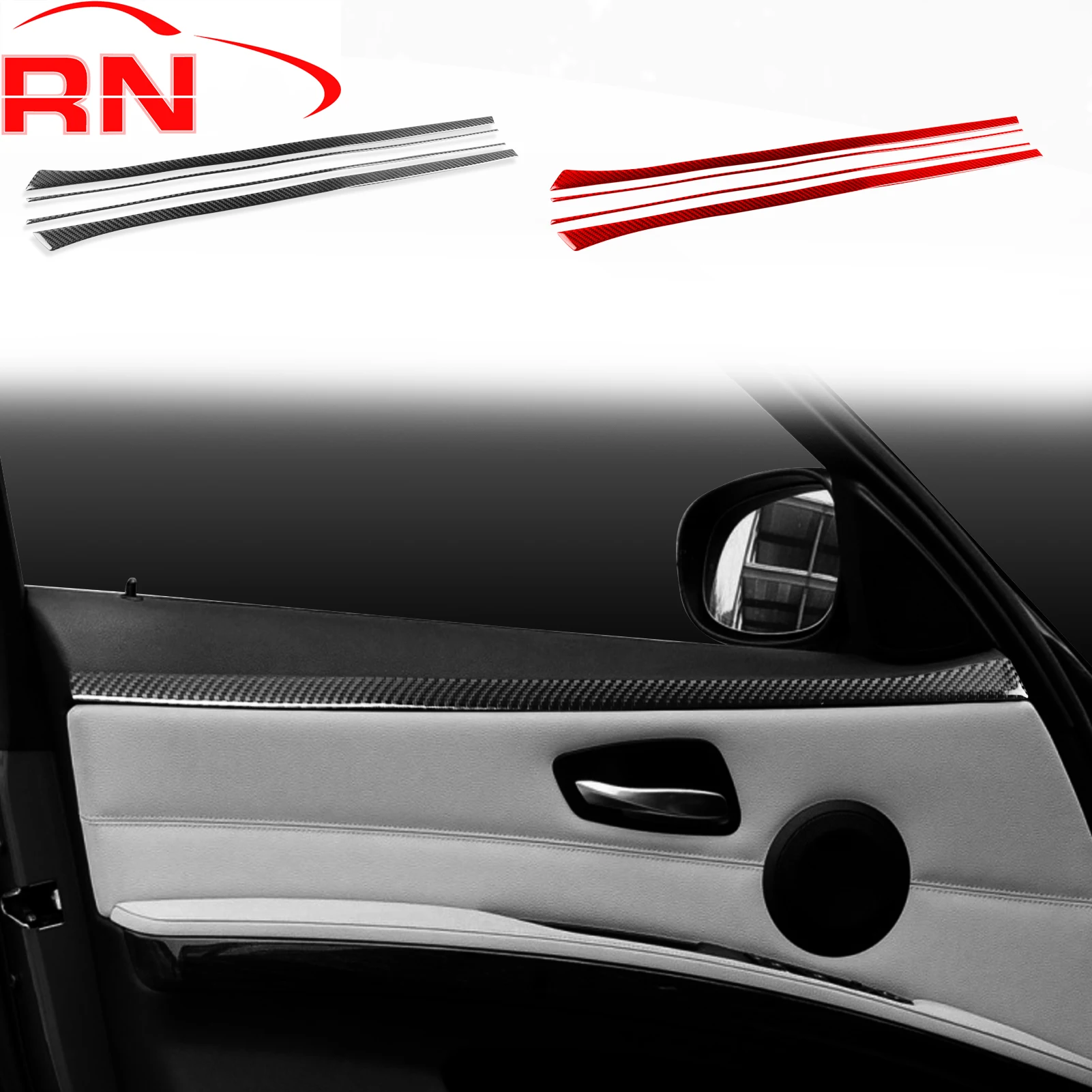 

Для BMW 3 серии E90 2005-2012 Модифицированная отделка из углеродного волокна аксессуары для интерьера черная декоративная наклейка для пианино