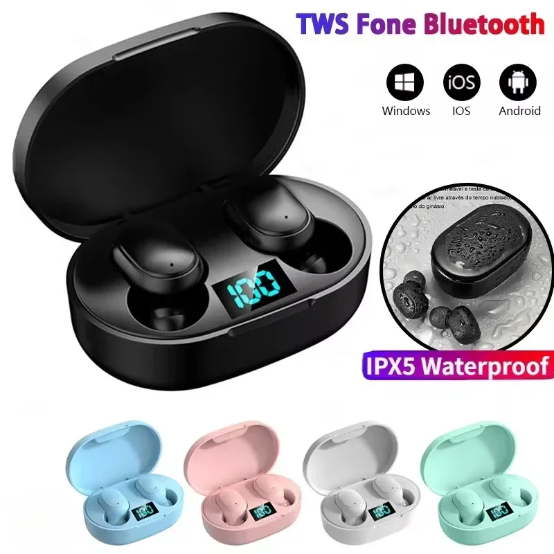 TWS Беспроводные наушники Спортивные наушники Bluetooth Игровая гарнитура с микрофоном Беспроводные наушники для iPhone Samsung Xiaomi Huawei