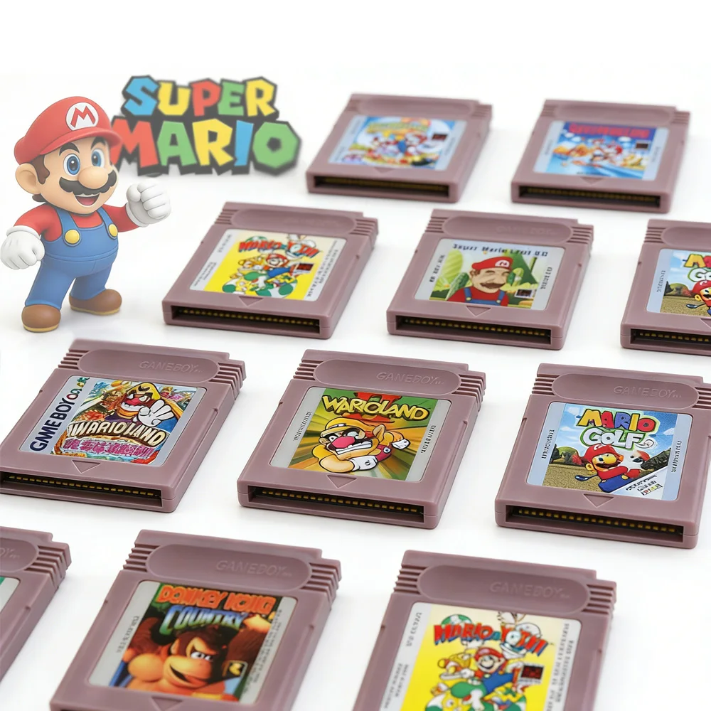 GBC 16 Bit Game Video Game Cartridge Console16 Bit Game Card Wario Land Donkey Kong Wario Land 2 Yoshi for GBC Mario