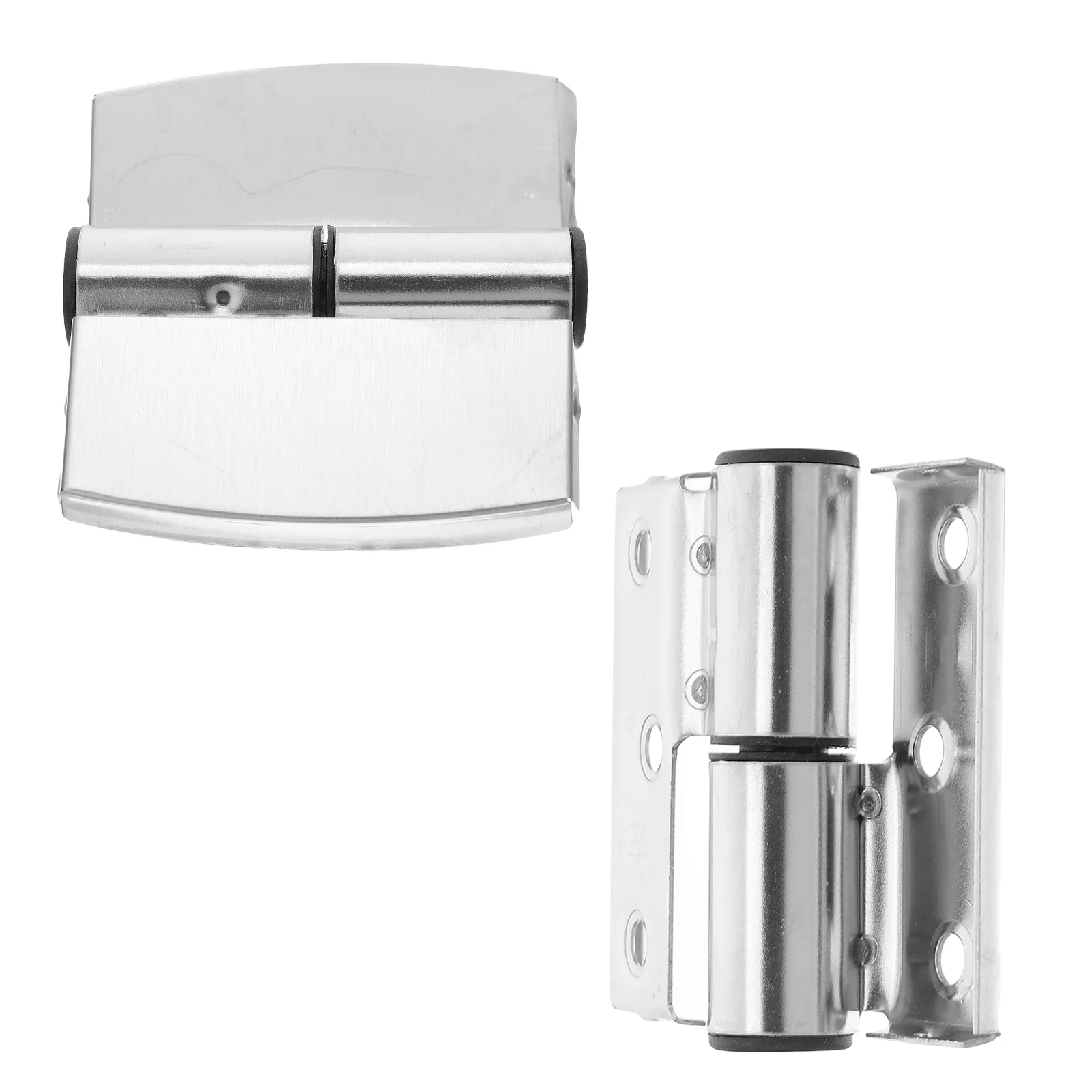 

2pcs Stainless Steel Hidden Hinges For Bathroom Partition Doors Heavy Duty Flush Mount Folding Hardware Corrosion Resistant