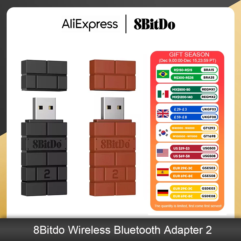 8Bitdo kablosuz Bluetooth USB RR adaptörü anahtarı Windows Mac ahududu Pi anahtarı Lite NS OLED destek PS3 PS4 PS5 denetleyici