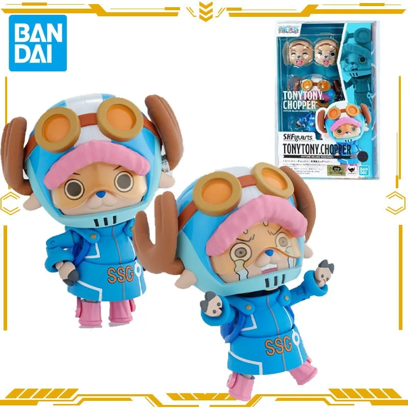 

Bandai оригинальный S.H.Figuarts цельный Тони Тони Чоппер фигурку игрушки для мальчиков и девочек подарок Коллекционная модель украшения