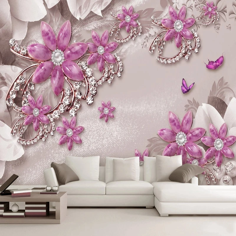 papel-de-parede-personalizado-3d-estereo-com-flores-e-joias-para-sala-de-estar-sofa-tv-quarto-restaurante-hotel