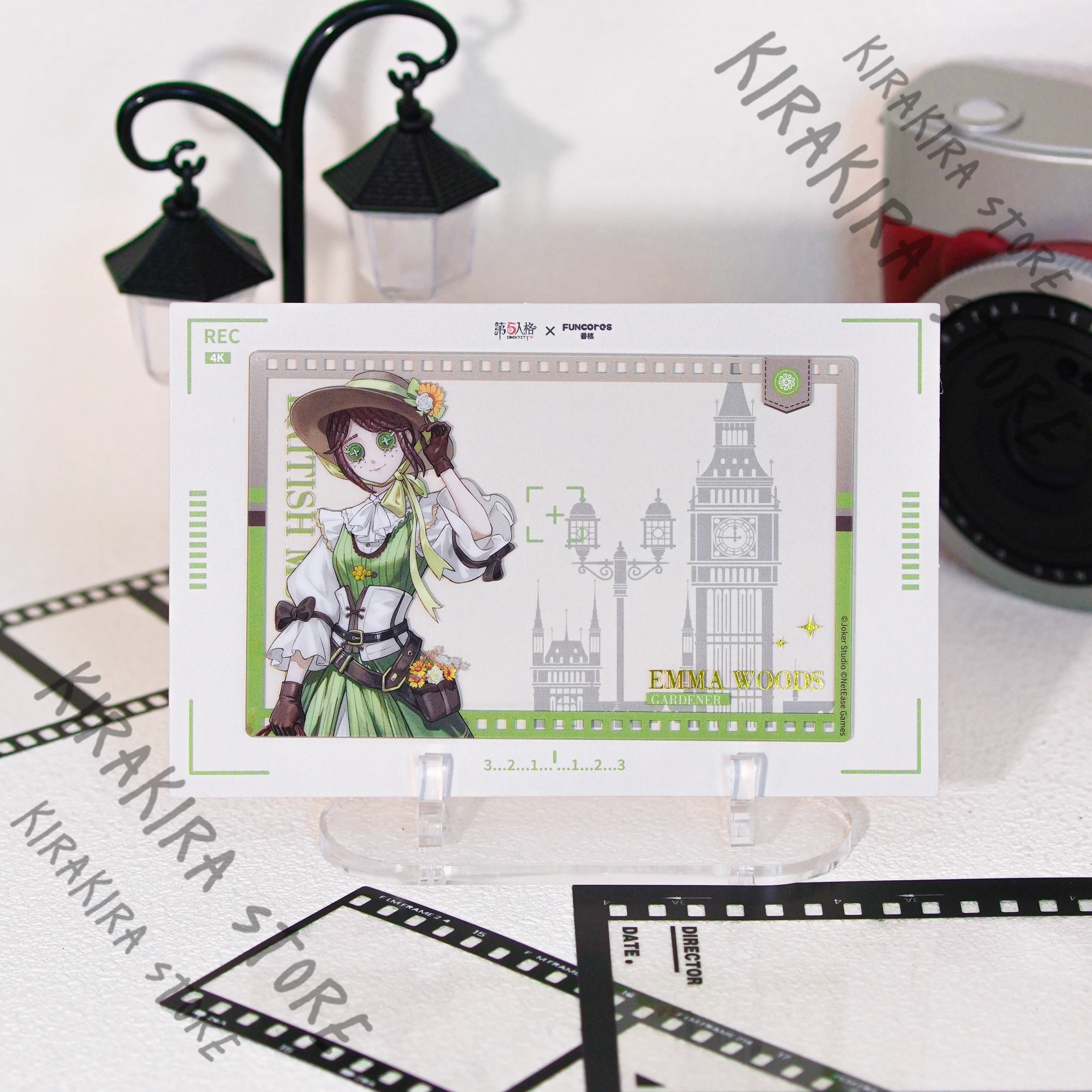 

Identity Ⅴ Edgar Valden Cosplay Transcard Decorative Item Official Bookmark Cards Game Gift Wendy Ford Eli Clark Emma Woods