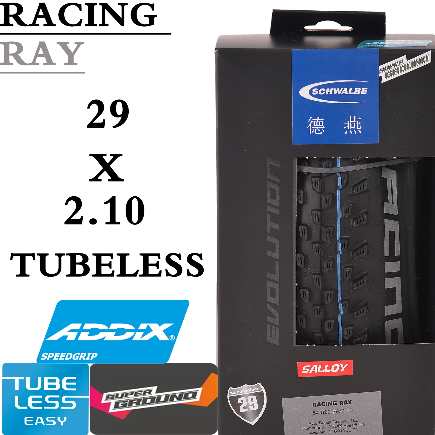SCHWALBE Racing Ray Ralph 29x2.25 TLR MTB Tire