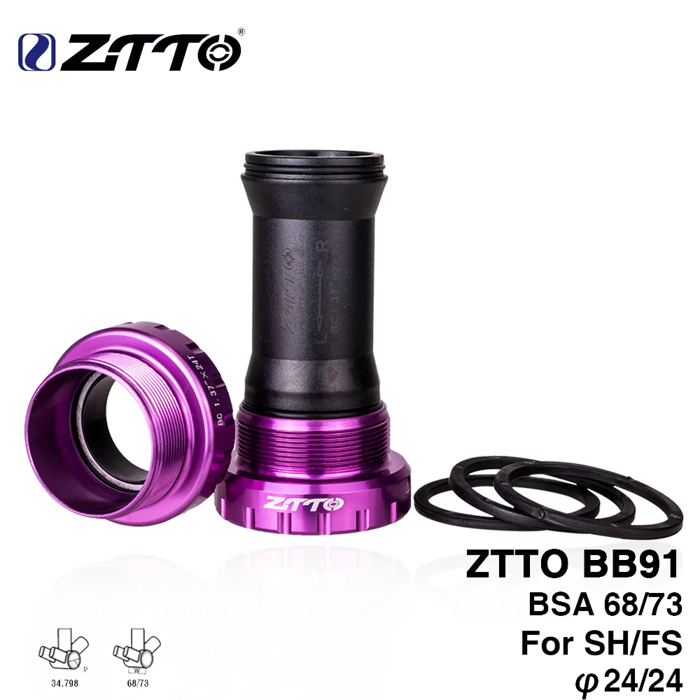 ZTTO MTB Bike BB91 BSA 68 73 External Bearing Bottom Brackets Tool For Bicycle Thread For Parts Prowheel 24mm Crankset Chainset