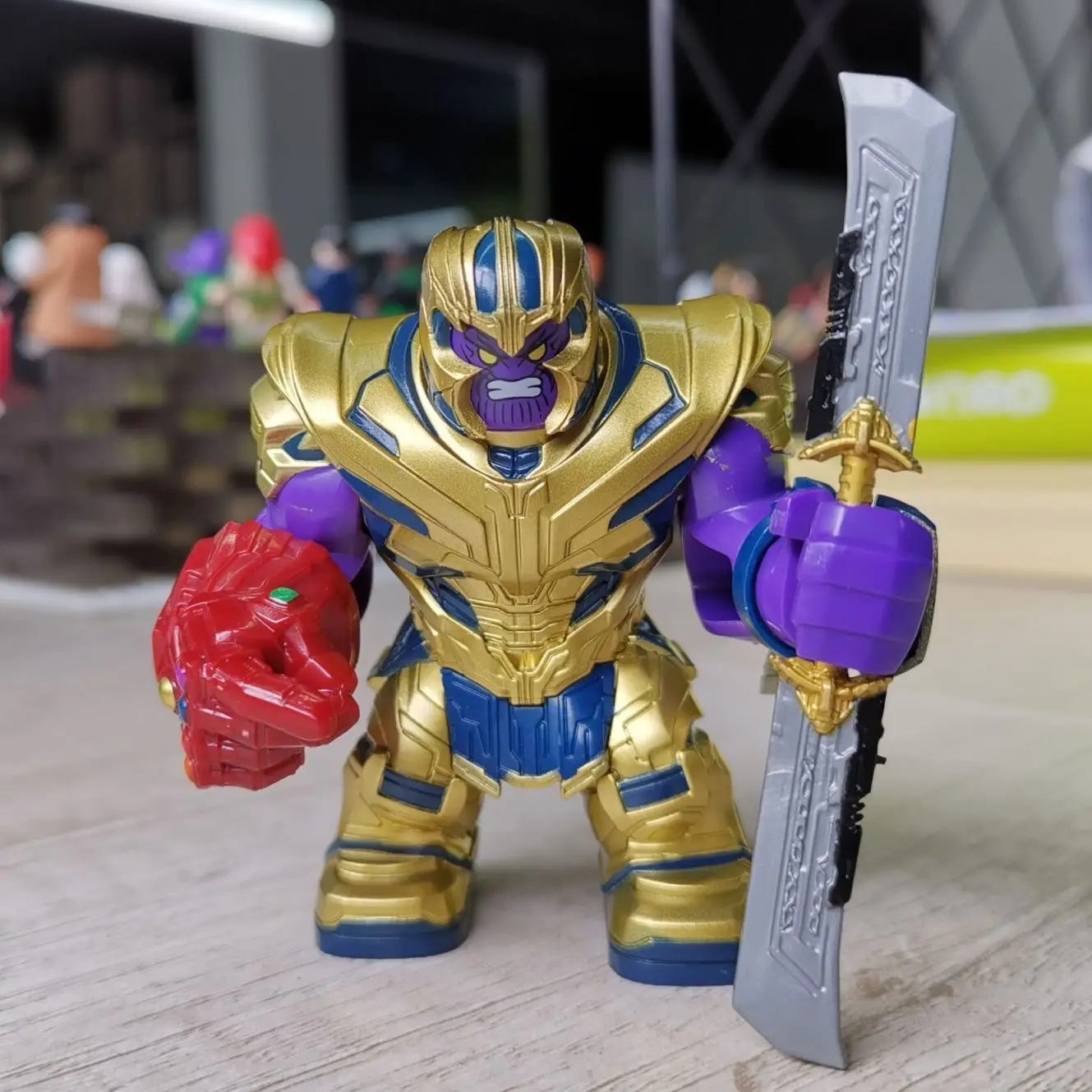 

5cm New The Avengers Movie Figure Thanos Peripheral Building Blocks Model Desktop Decoration Ornaments Kids New Year Gifts Toys