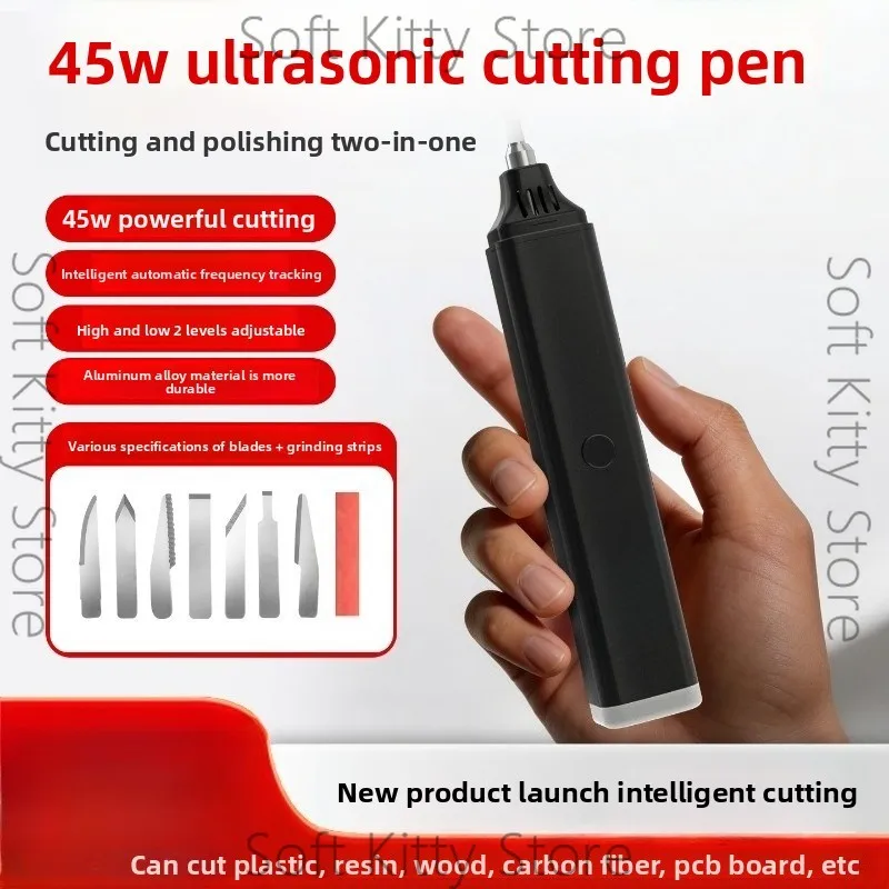 Portable hand-held ultrasonic knife figure model DIY cutting plastic leather cutting