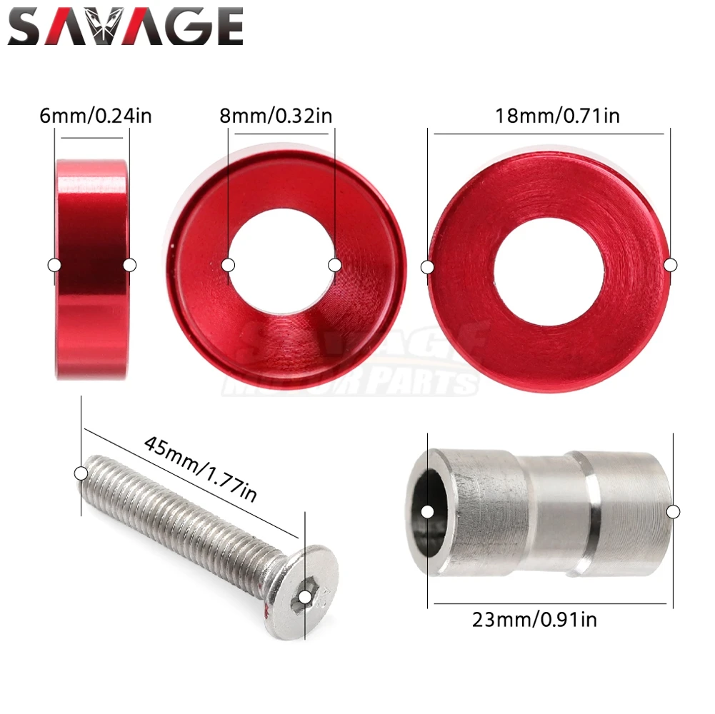 698 Mono Gear Shift Lever Bolt For Ducati Hypermotard Hyperstrada 796 821 939 950 950 Desert 950 GT1000 Brake Pedal Screw Pin - Detail 1