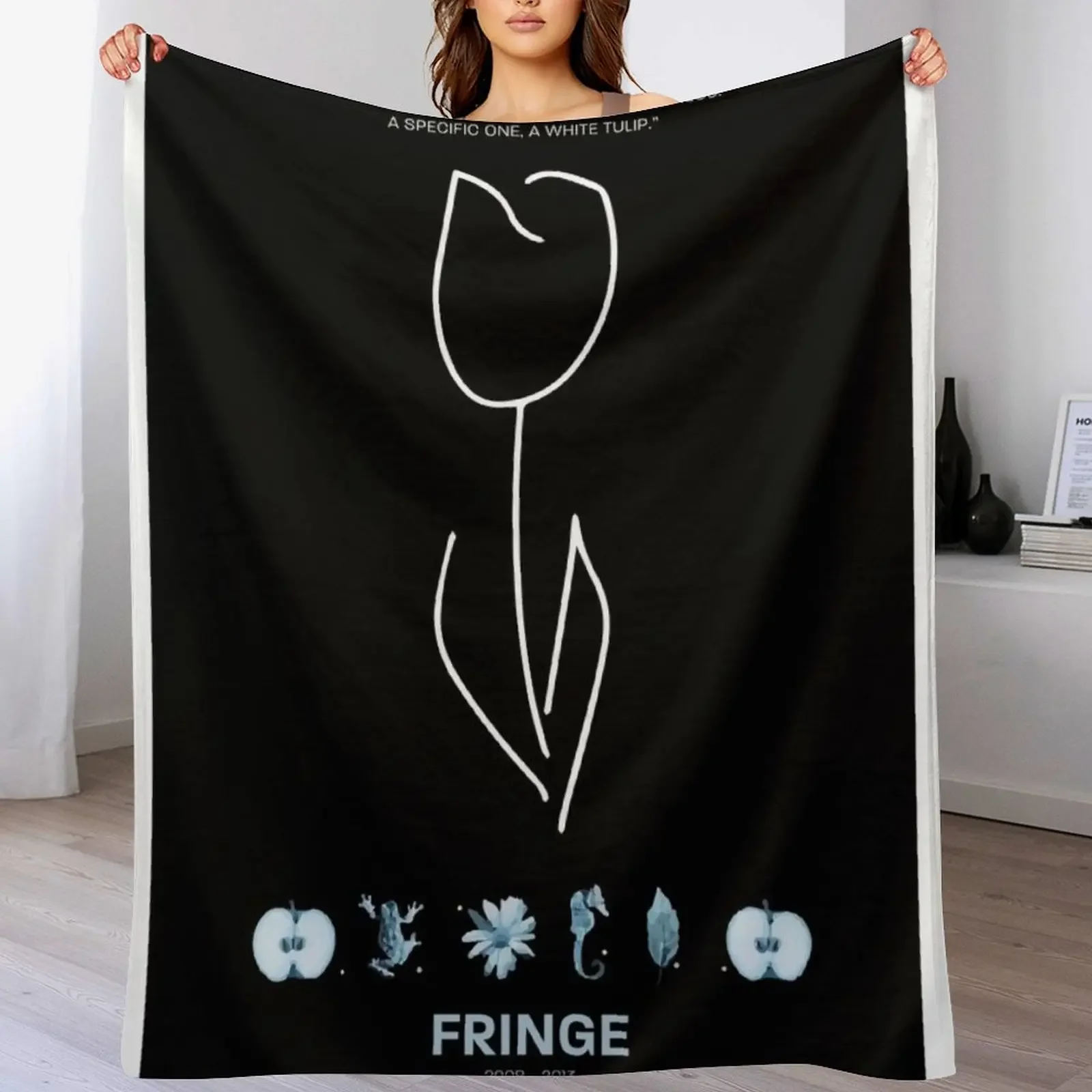 

Fringe Throw Blanket Blankets For Baby Single Sofa Plush Blankets