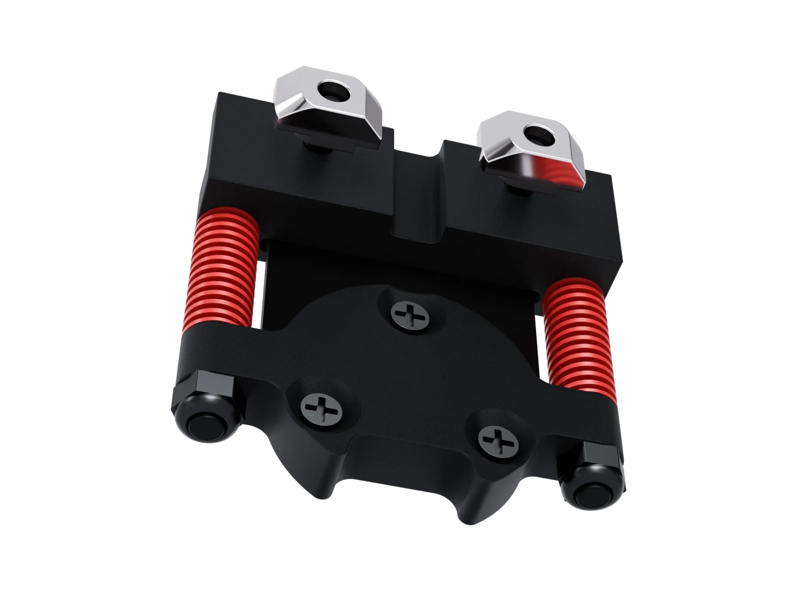 Waveshare All-metal Compact UGV Suspension (B),High-strength Spring, Suitable for DDSM210, DDSM400 Hub Motors, 3KG Load Capacity