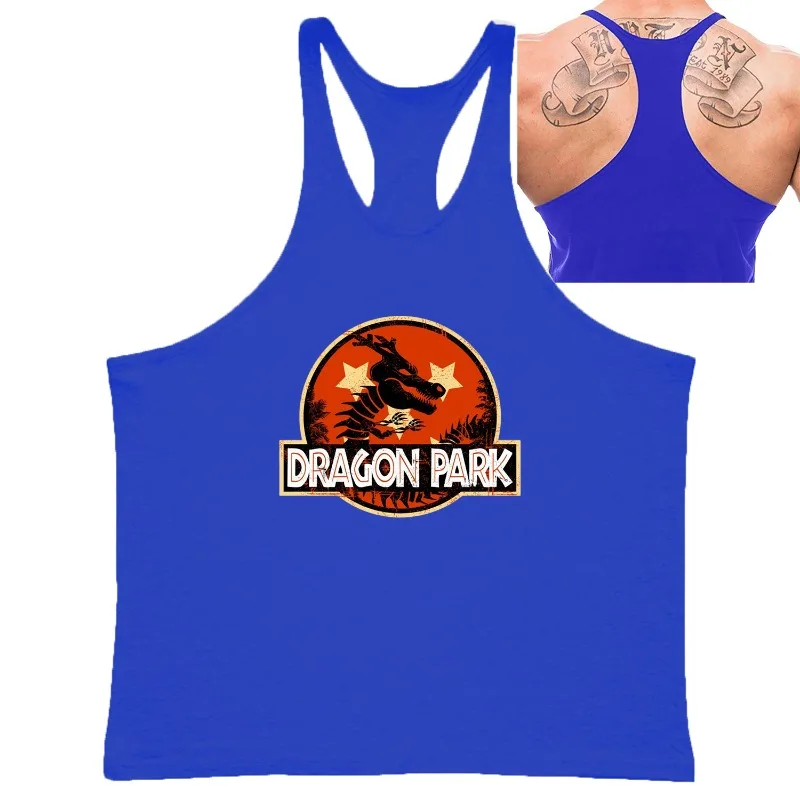 الرجال تي شيرت بدون أكمام للصالة الرياضية أنيمي لعبة دراغون بول "دراجون بارك" سريعة الجافة سترة بلا أكمام تي شيرت رياضي للياقة البدنية تجريب الصيف التدريب #6