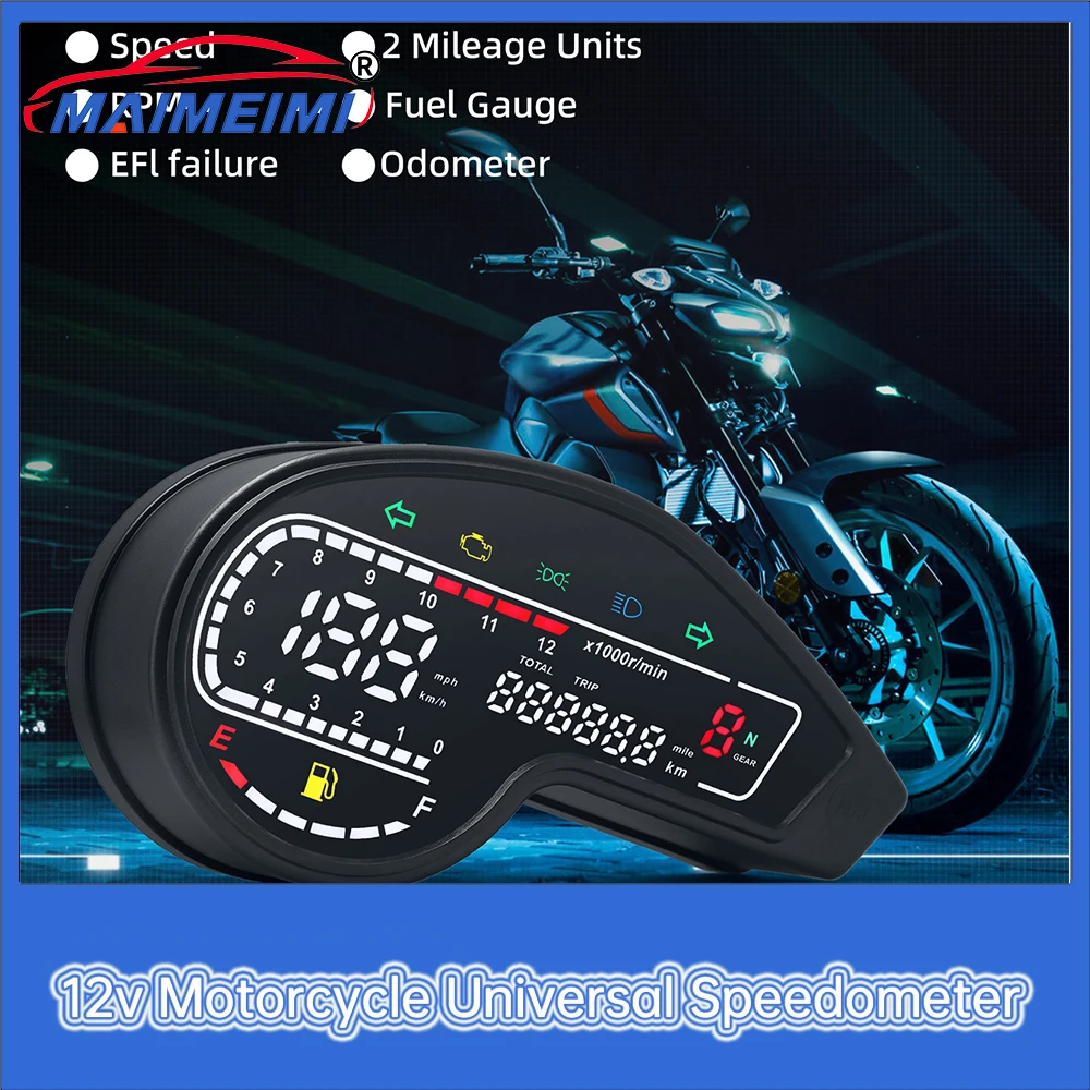 لهوندا NXR150 NXR125 Bros 2003-2014 CRV البرازيل كولومبيا عداد المسافات الرقمي LCD سرعة متر أداة دراجة نارية لوحة القيادة #2