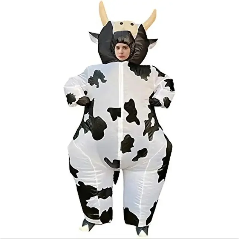

Adult Cow Inflatable Suit Suit Mascot Easton Halloween Party Suit Suit