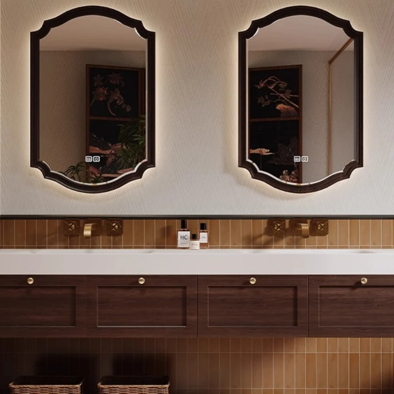 Fashion Disinfecting Bathroom Cabinet Toilet Luxury Paper Wooden Bathroom Cabinet Decorations Skincare Gabinete Home Furniture