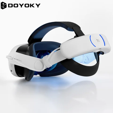 BINBOK VR 헤드 스트랩, 오큘러스 메타 퀘스트 3/3S 용, 충전식 배터리 포함, 인체 공학적 디자인 고밀도 메모리 폼 스트랩, 8000mAh BINBOK VR 헤드 스트랩, 오큘러스 메타 퀘스트 3/3S 용, 충전식 배터리 포함, 인체 공학적 디자인 고밀도 메모리 폼 스트랩, 8000mAh