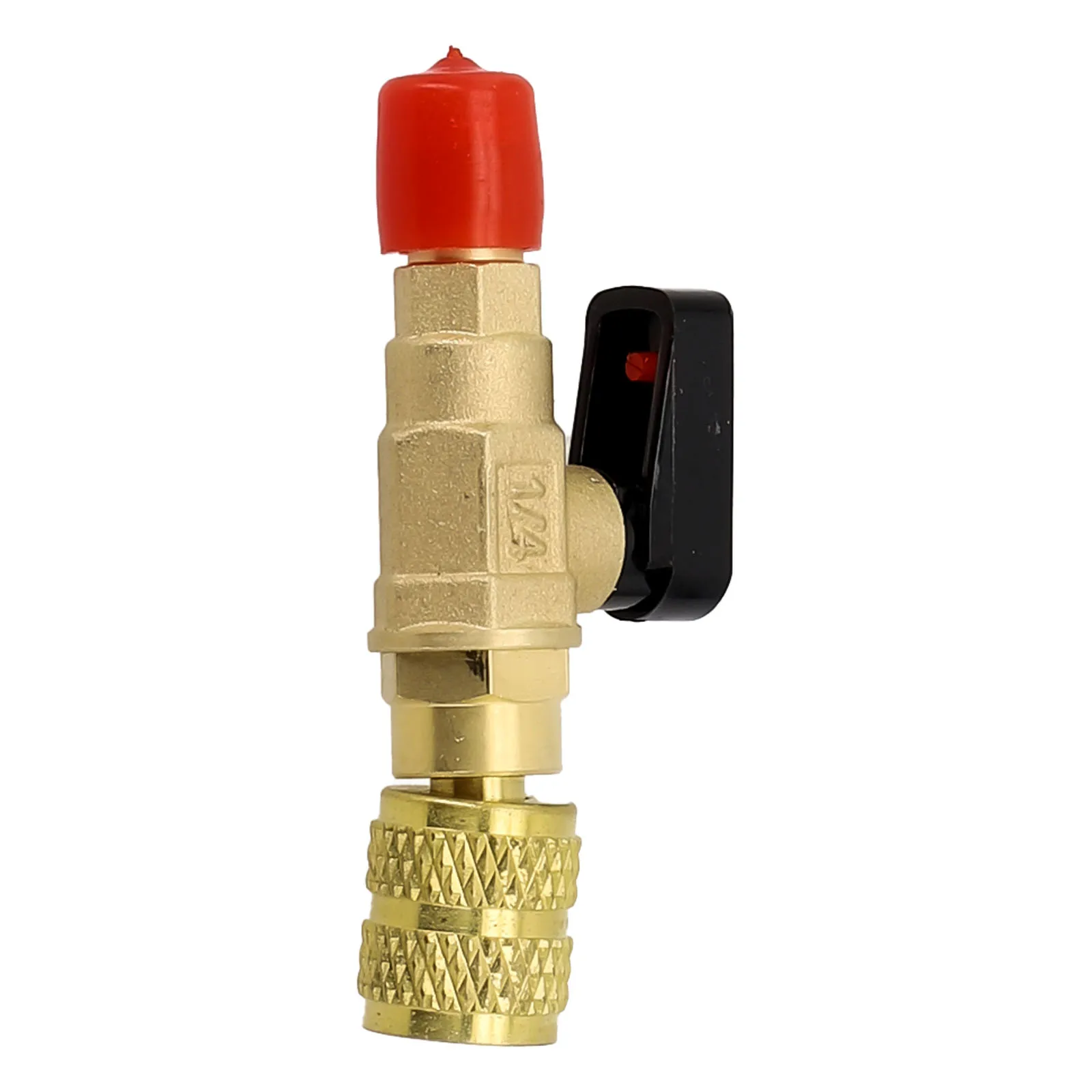 Parts Shut-off valve 1/2 for acme F X 1/4 for sae M For R32 Refrigerant Replacement Right-hand Useful Practiacl
