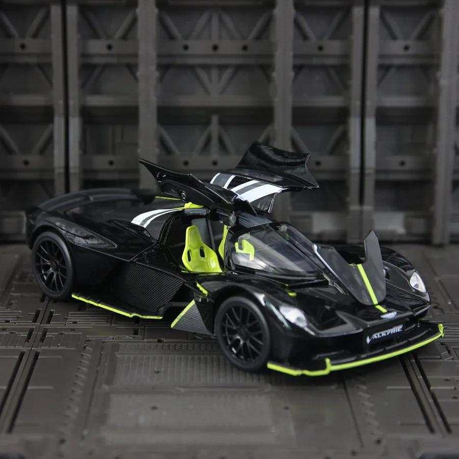 Valkyrie – supercar en alliage moulé sous pression, modèle de jeux de voiture, Collection pour enfants, décoration de loisirs, cadeaux de vacances pour ami, 1:23, 2023