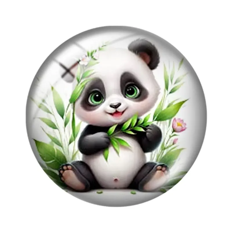Cute Baby Animals  12/18/20/25mm glass cabochon  bracelet pendant rings for jewelry demo earrings back Making findings view 6