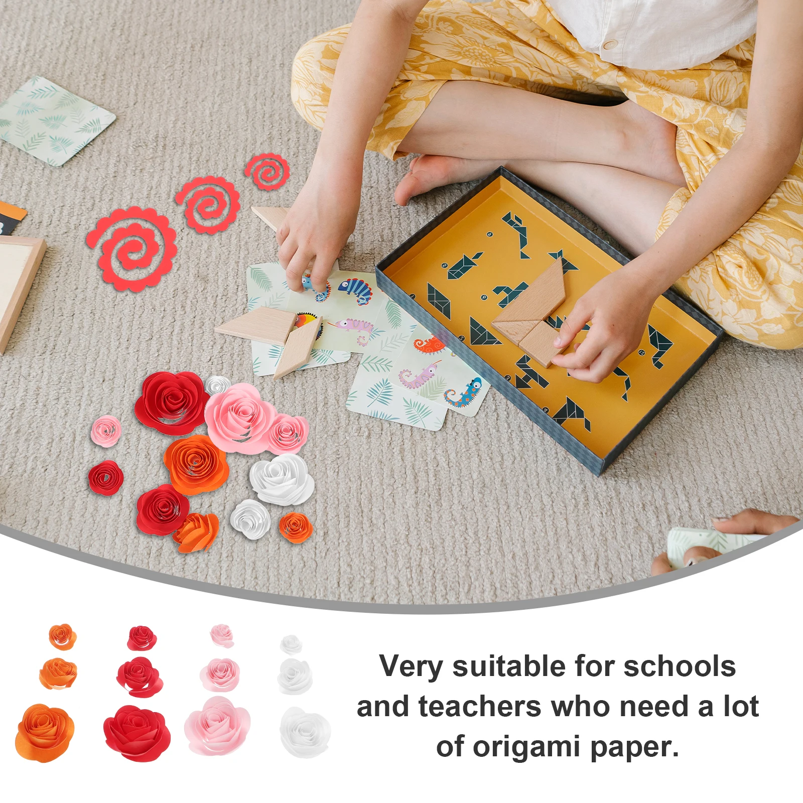 

120pcs Rose Origami Paper Strips Diy Flower Making Craft Quilling Supplies For Scrapbooking Wedding Party Decoration Handmade