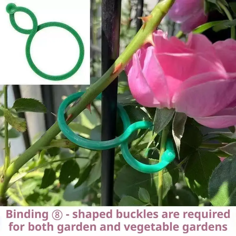 100 Pcs Plant Clips for Climbing Plants Garden Clips Plant Support Clip for Gardening Clip for Support & Securing Plants 2026