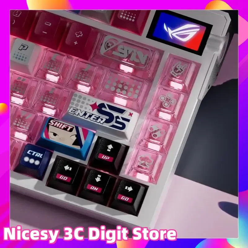 

Anime Character Series Theme Keycaps Original High PBT Mechanical Keyboard PC Gaming Keyboards Gift Customized Keycaps