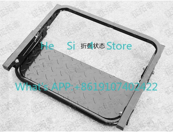 Multifunctional rooftop footrest, car door lock, tire pedal, luggage rack, climbing ladder