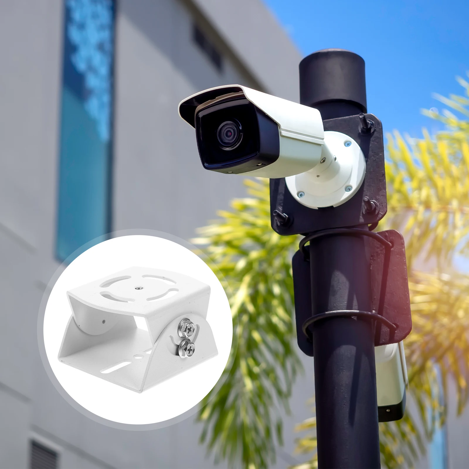 

Universal Joint Camera Bracket Aluminum Alloy Wall Mount Baby Monitor Clamp Durable High Quality Adjustable Angle Small Size